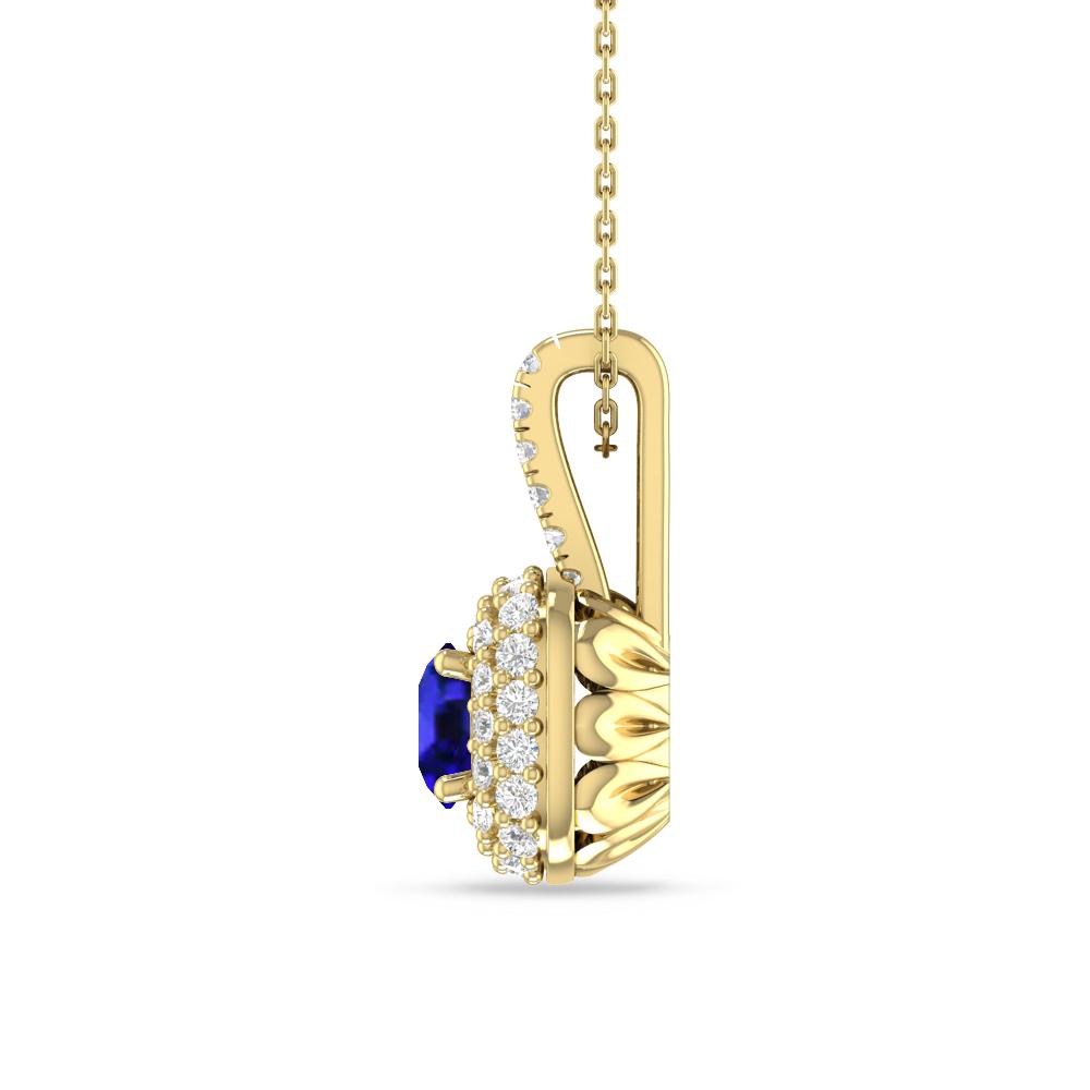 Yellow Gold - Tanzanite
