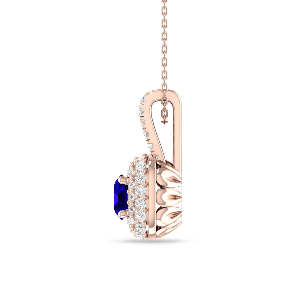 Rose Gold - Tanzanite