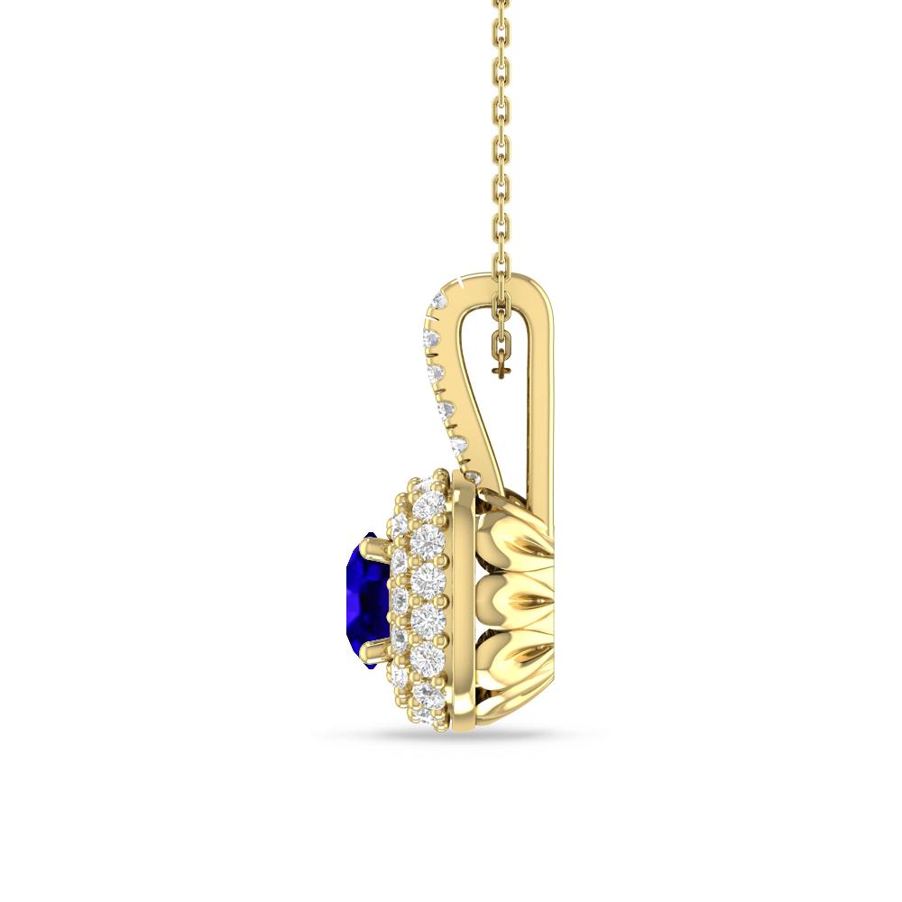 Yellow Gold - Tanzanite