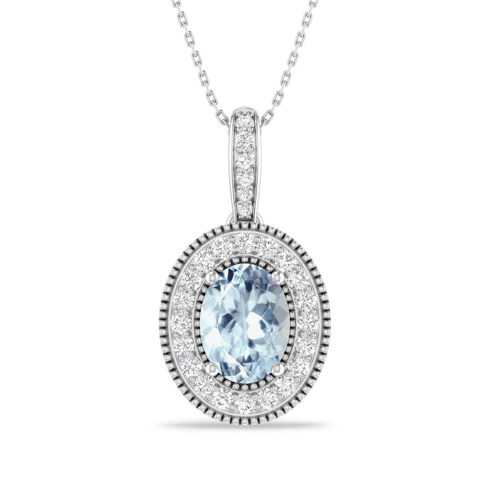 White Gold - Aquamarine