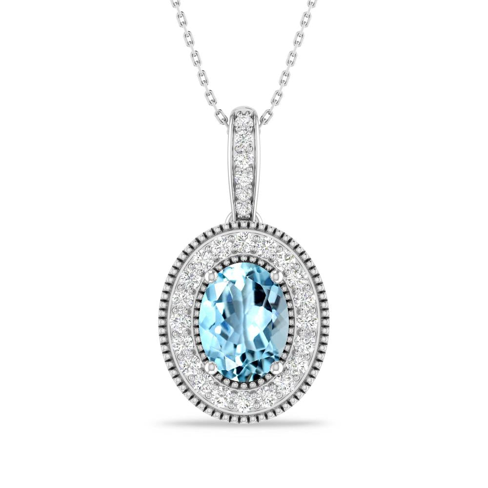 White Gold - Aquamarine