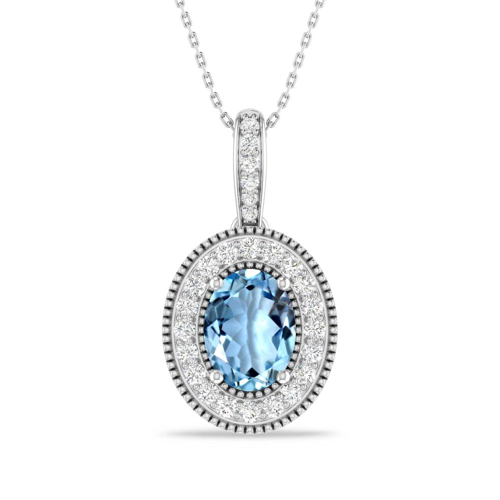 White Gold - Aquamarine