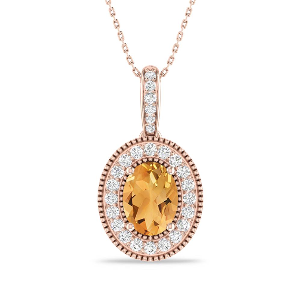 Rose Gold - Citrine