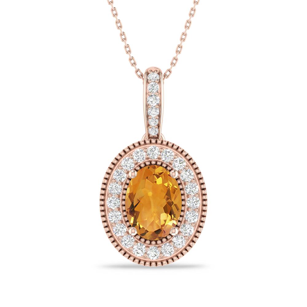 Rose Gold - Citrine