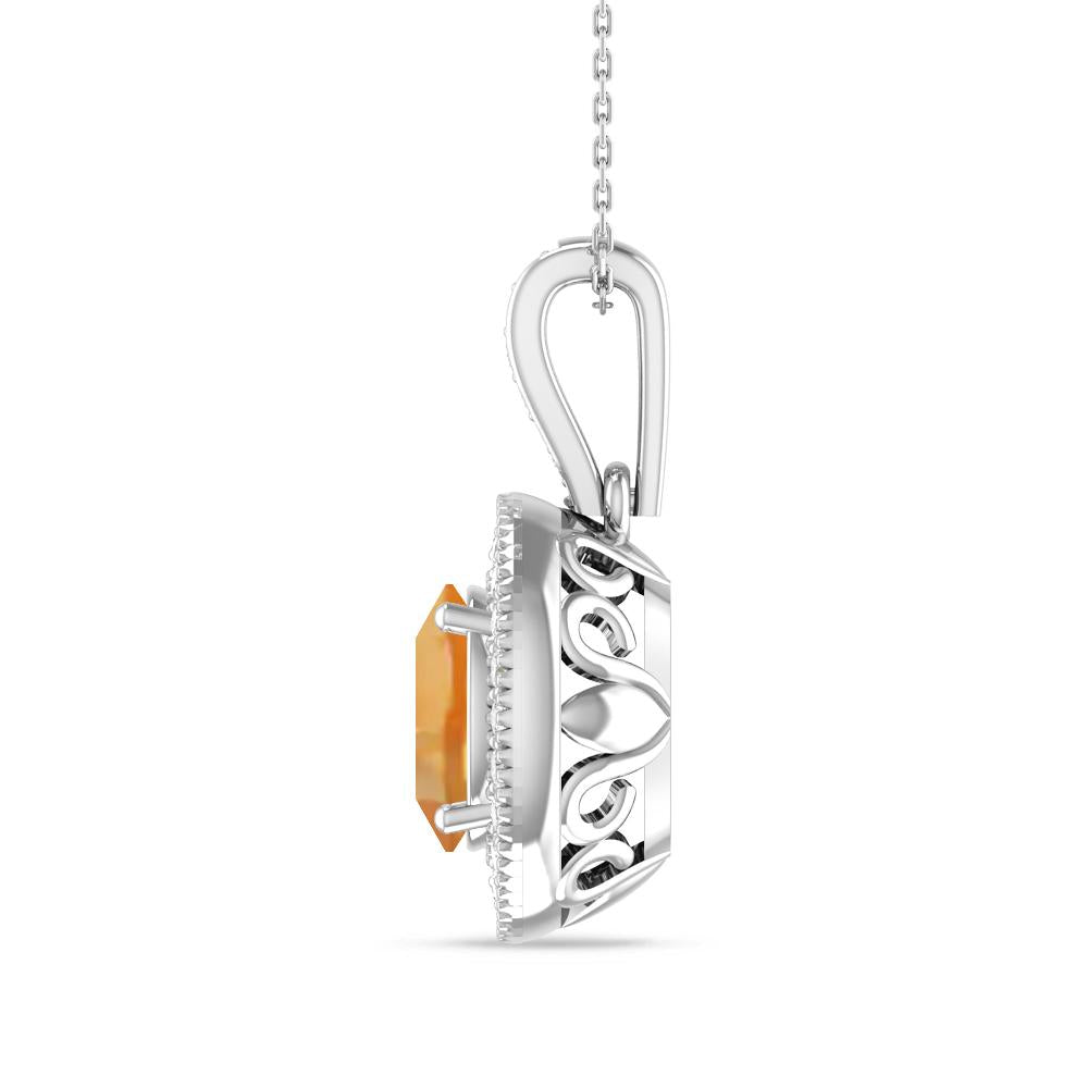 White Gold - Citrine