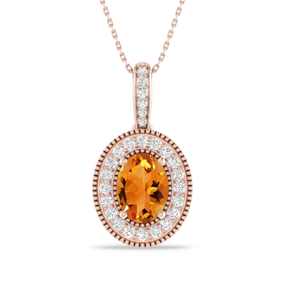 Rose Gold - Citrine