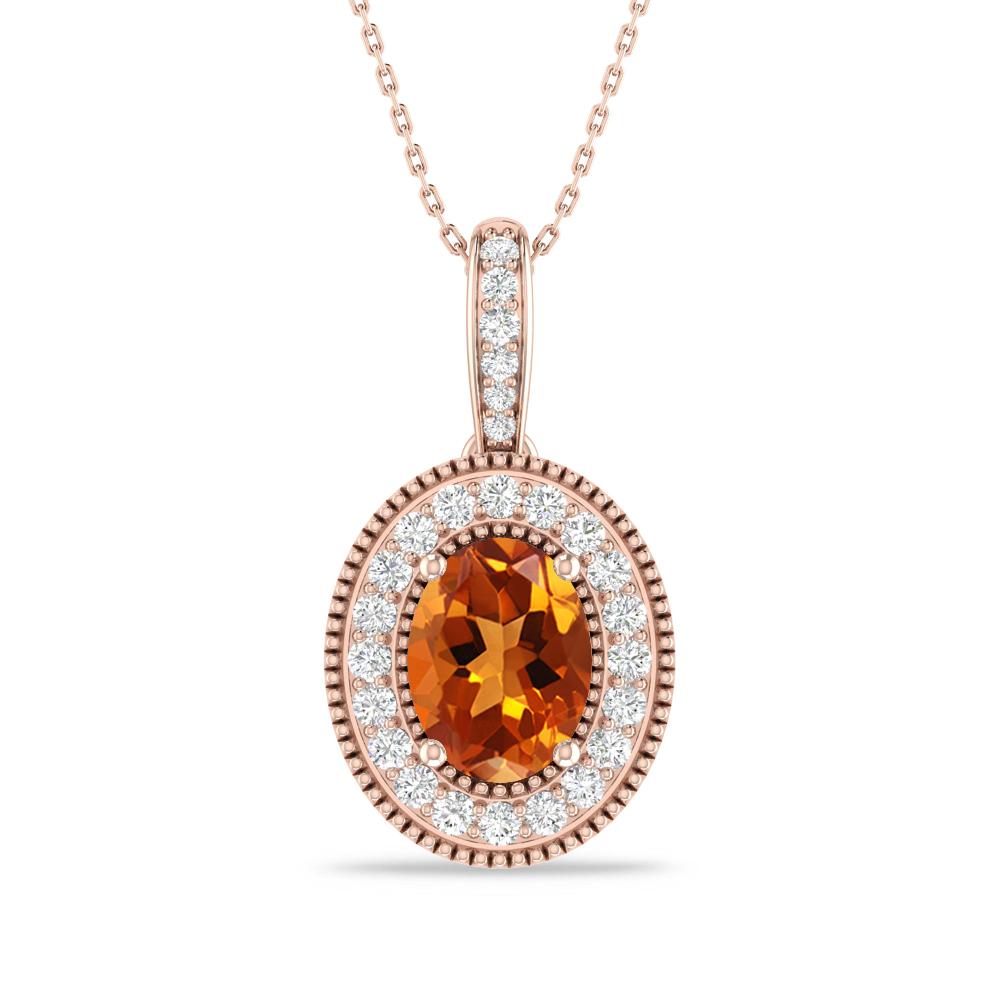 Rose Gold - Citrine