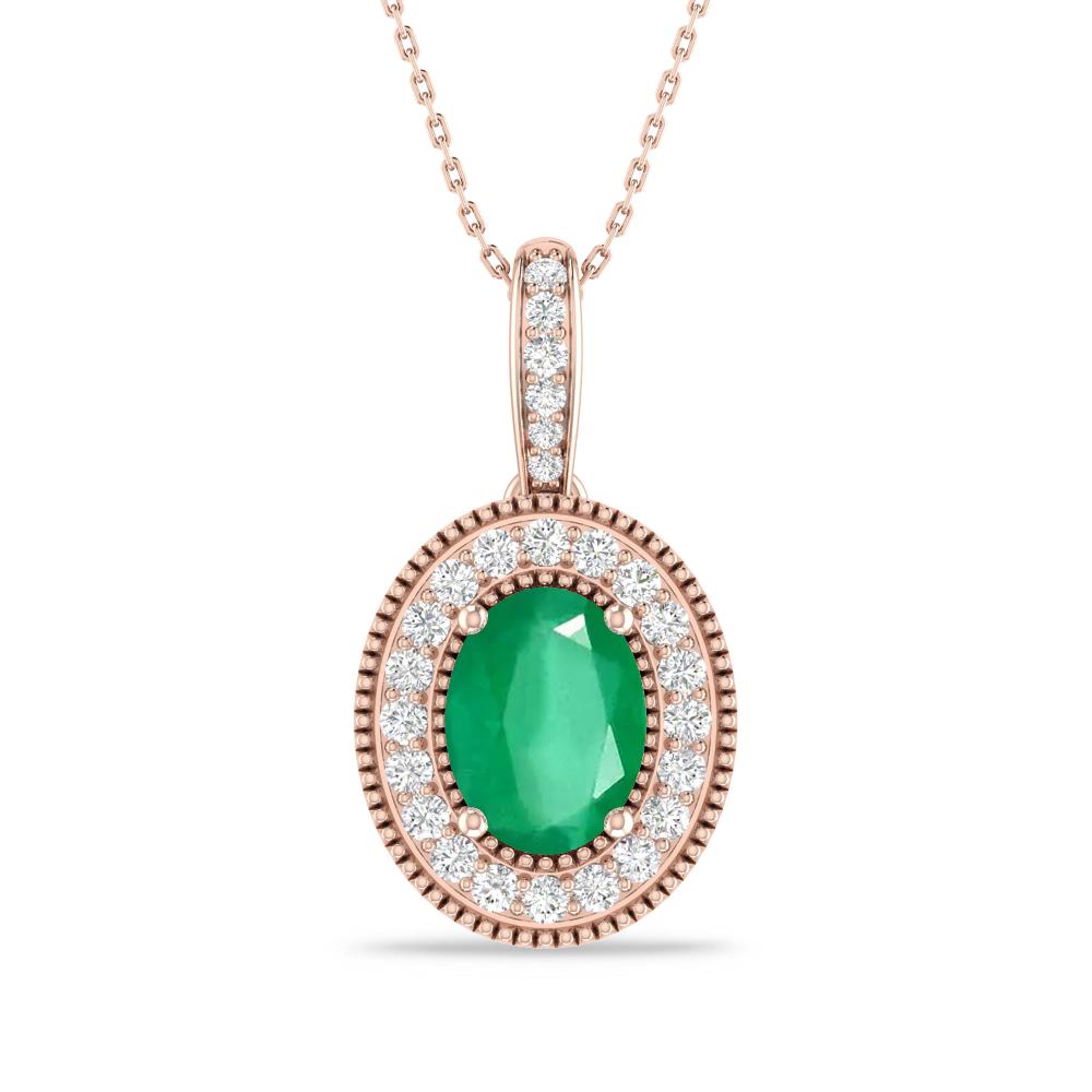 Rose Gold - Emerald
