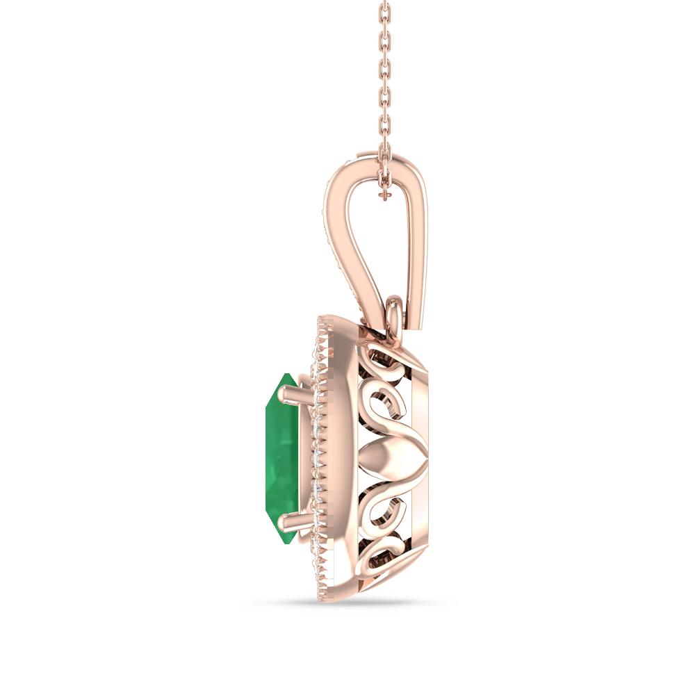 Rose Gold - Emerald