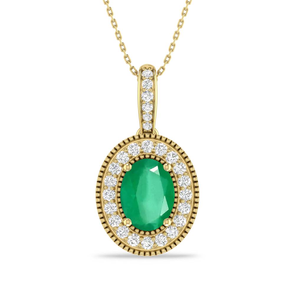 Yellow Gold - Emerald