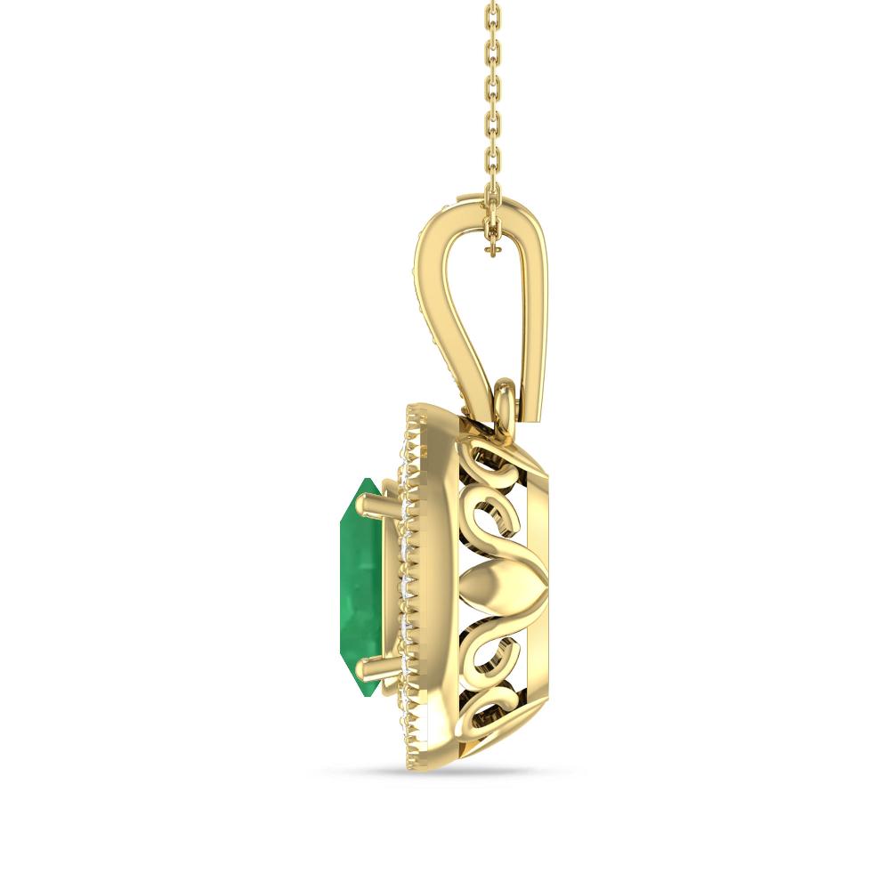 Yellow Gold - Emerald