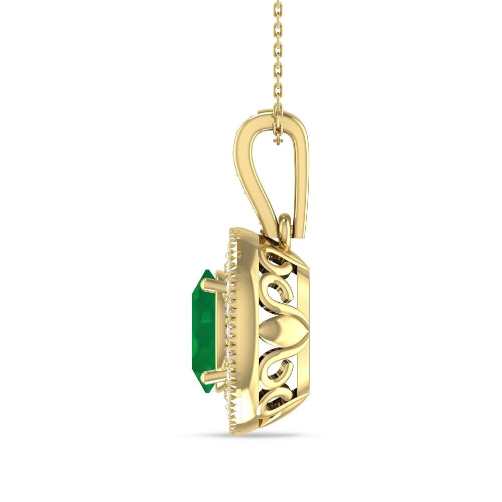 Yellow Gold - Emerald