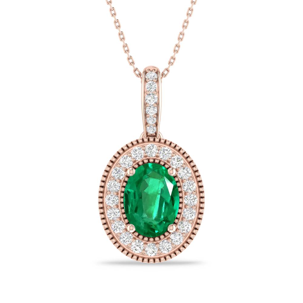Rose Gold - Emerald