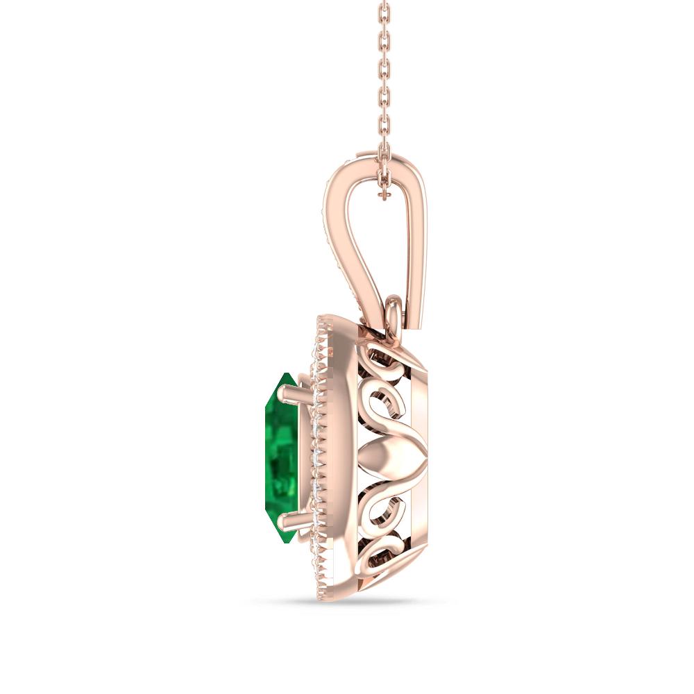 Rose Gold - Emerald