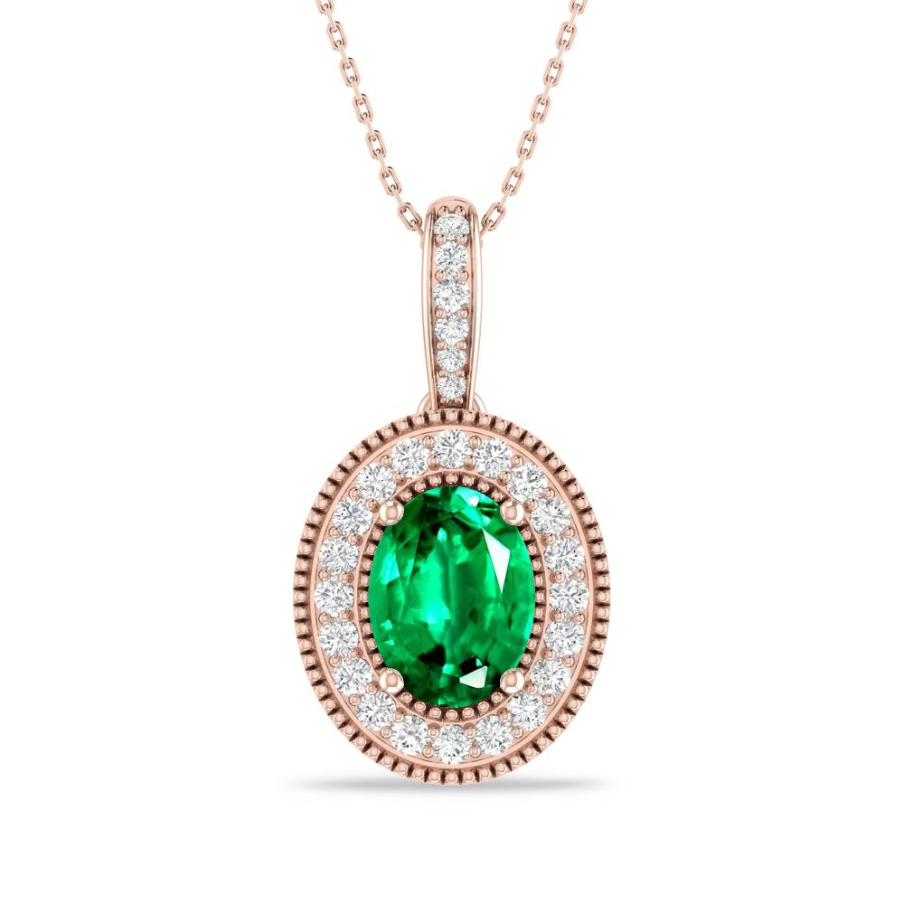 Rose Gold - Emerald