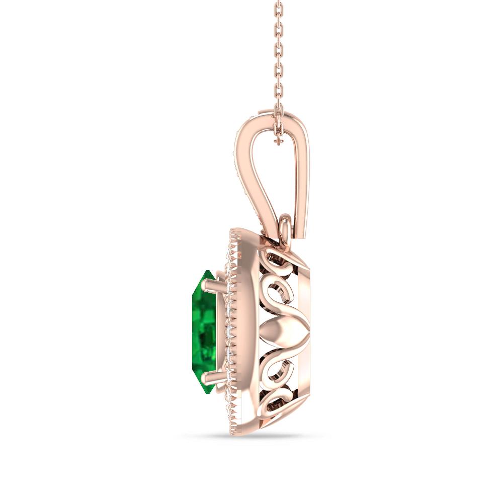 Rose Gold - Emerald