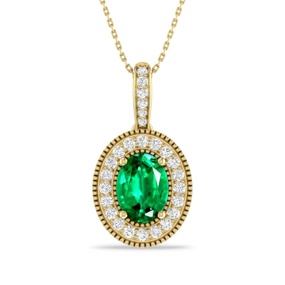 Yellow Gold - Emerald