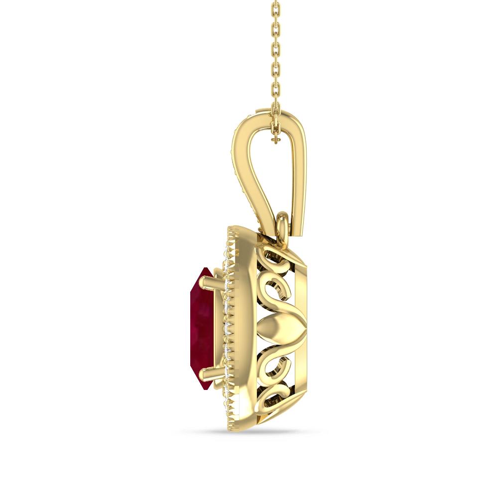 Yellow Gold - Garnet