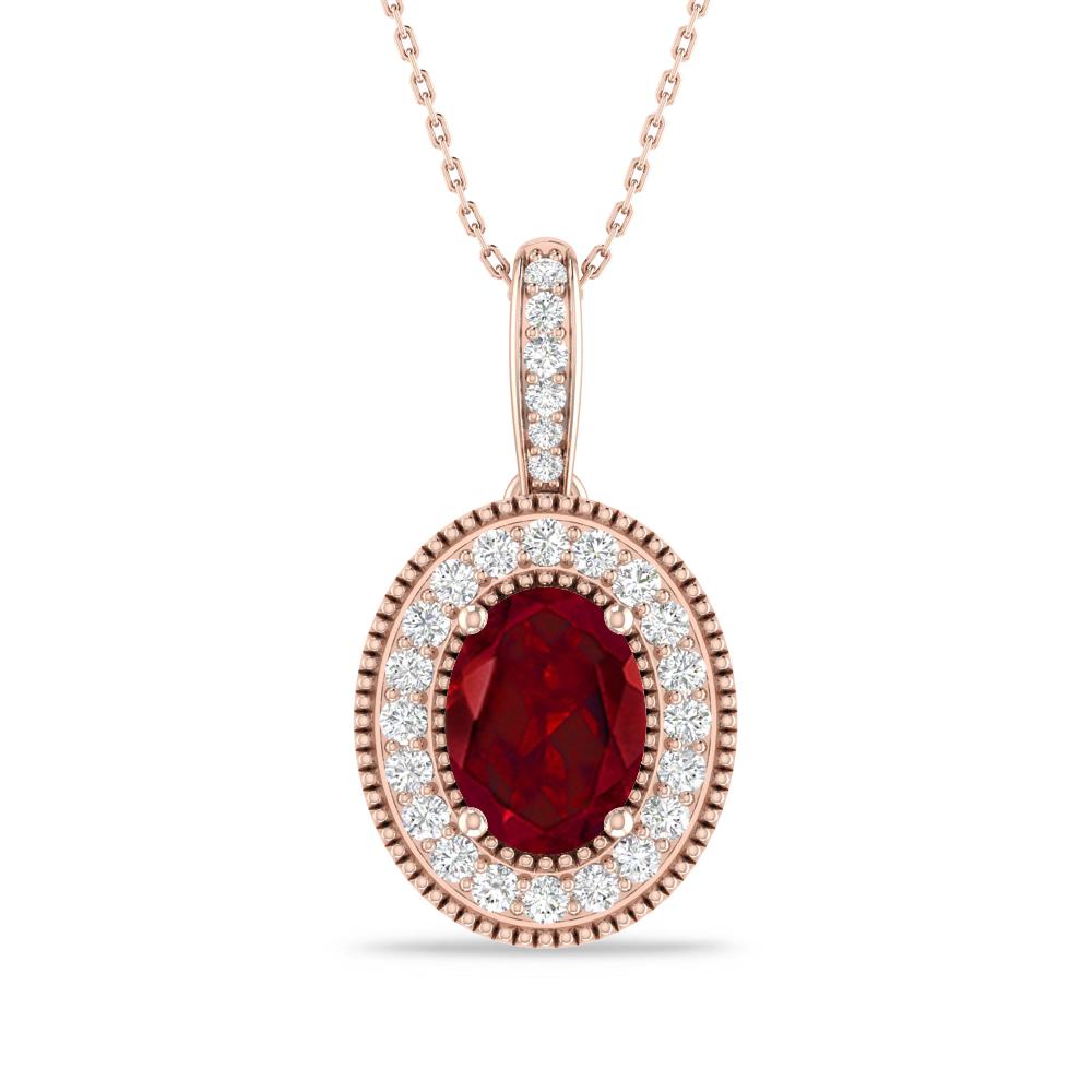 Rose Gold - Garnet