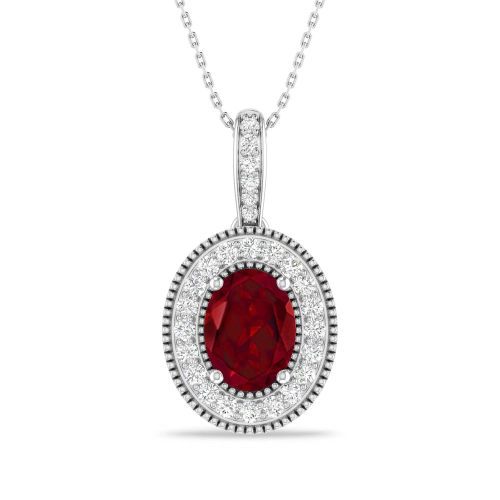 White Gold - Garnet