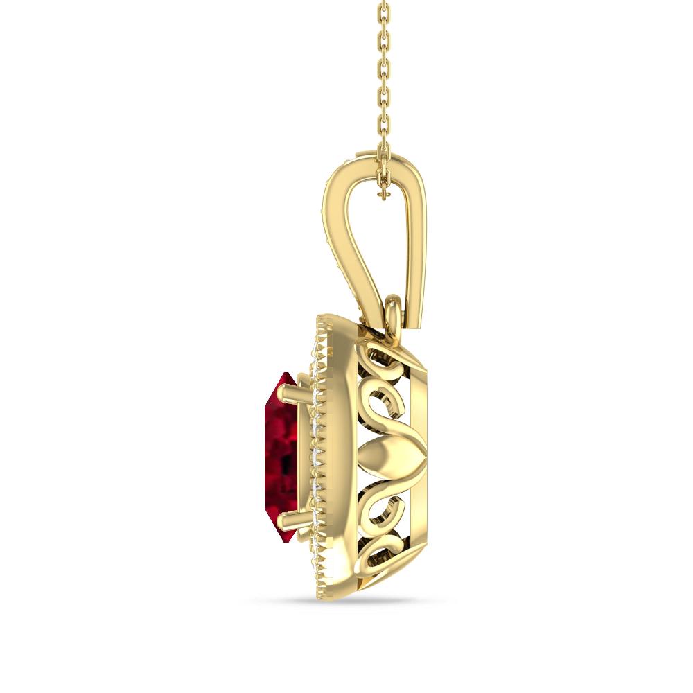 Yellow Gold - Garnet