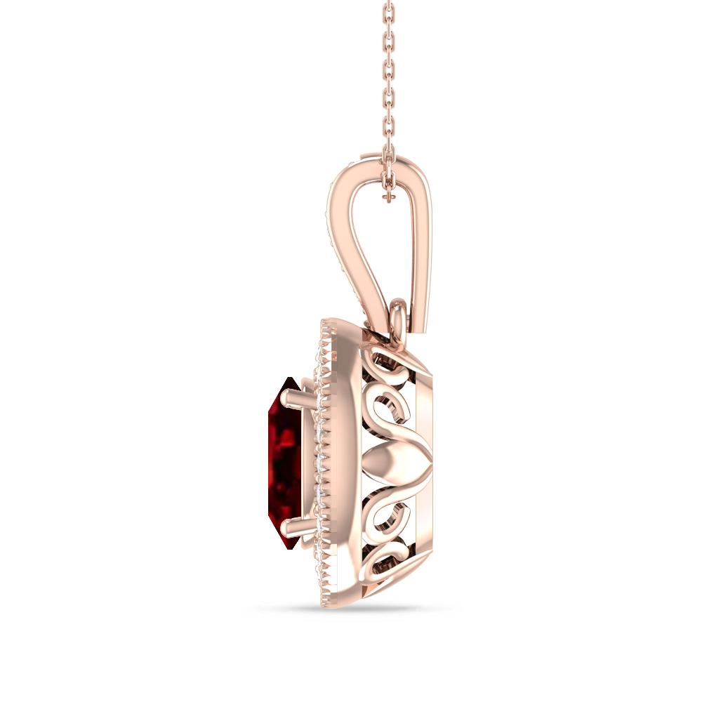 Rose Gold - Garnet