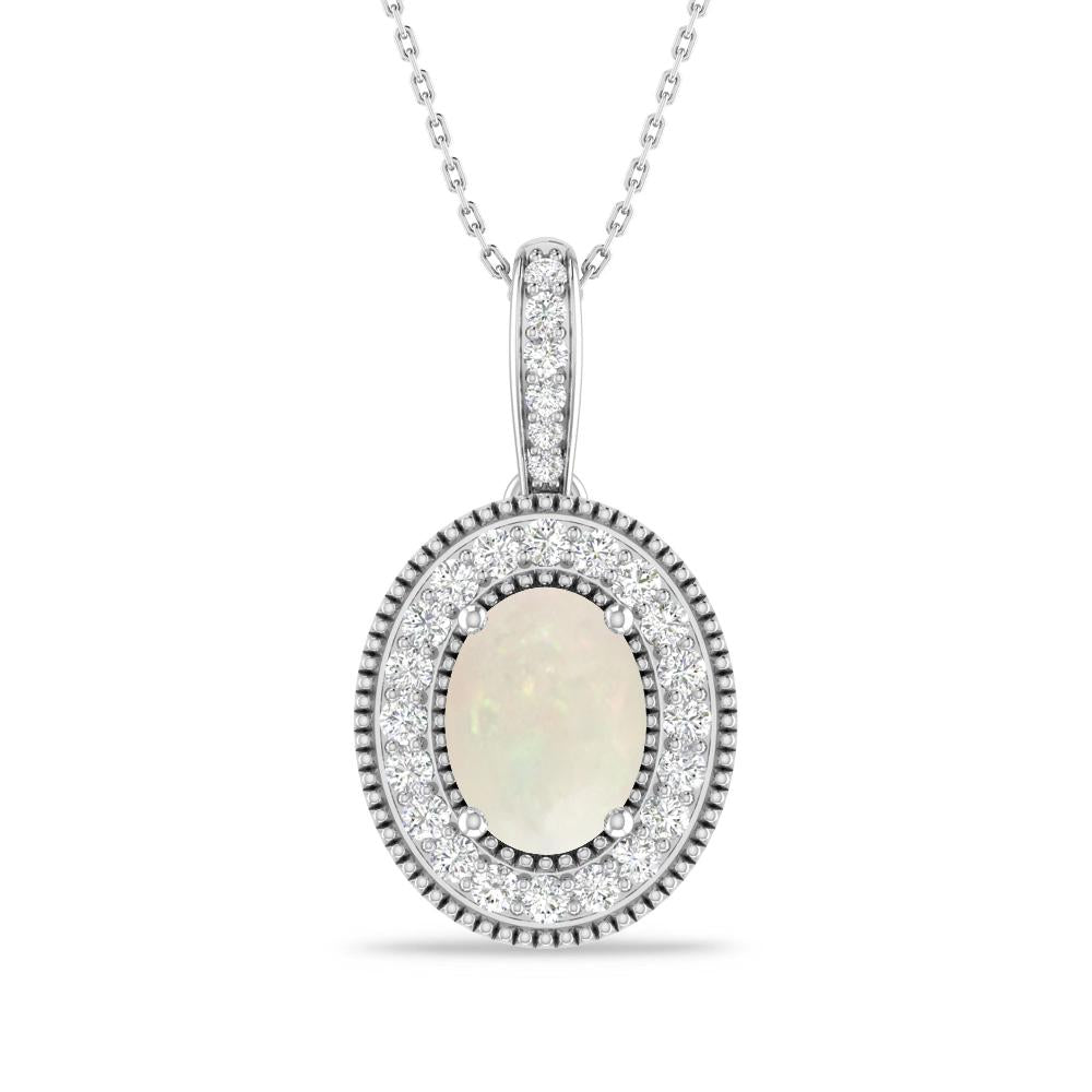 White Gold - Opal
