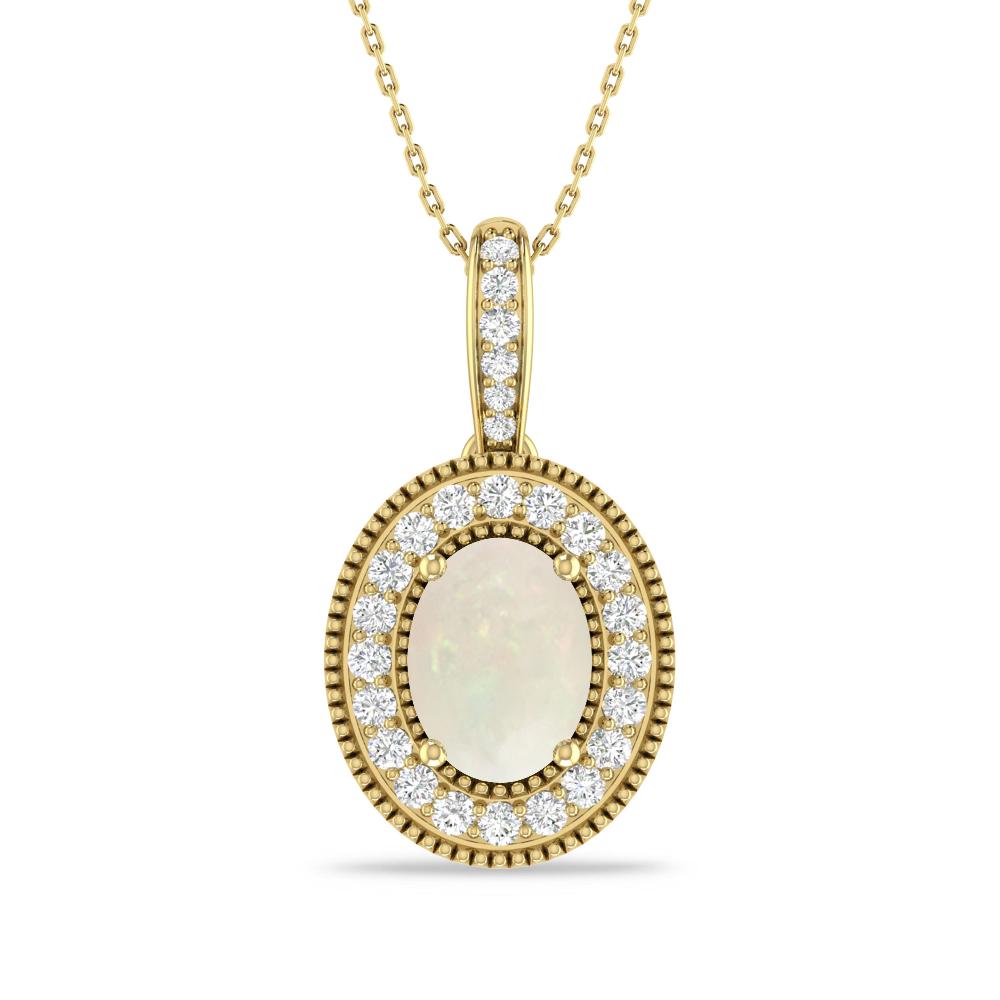 Yellow Gold - Opal