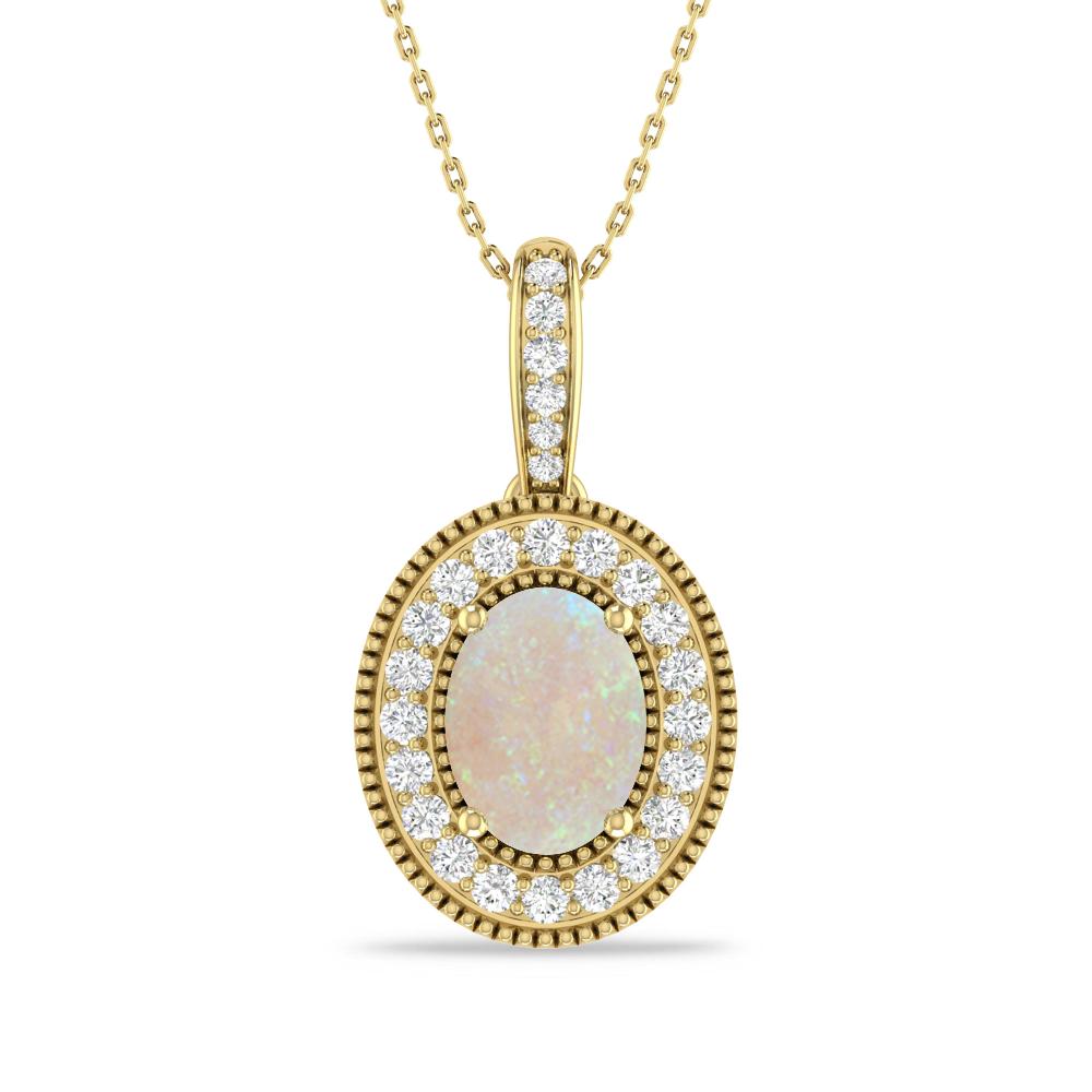 Yellow Gold - Opal