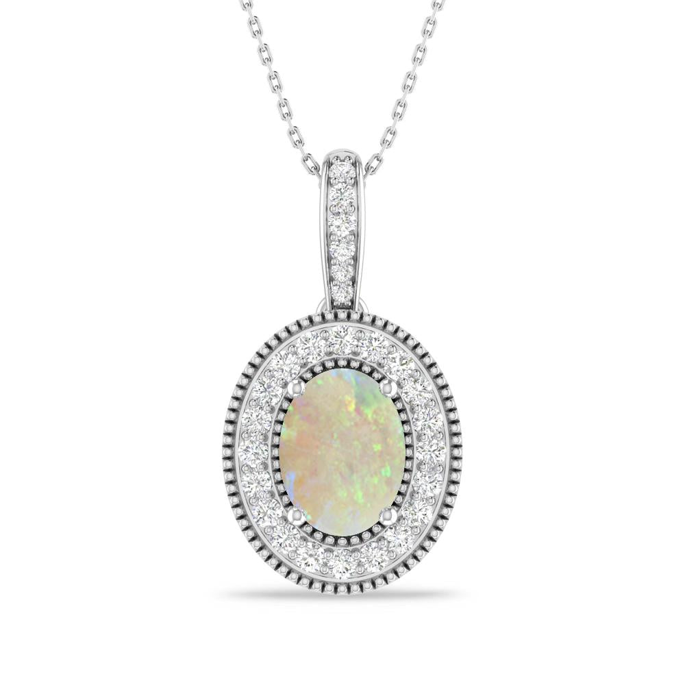 White Gold - Opal