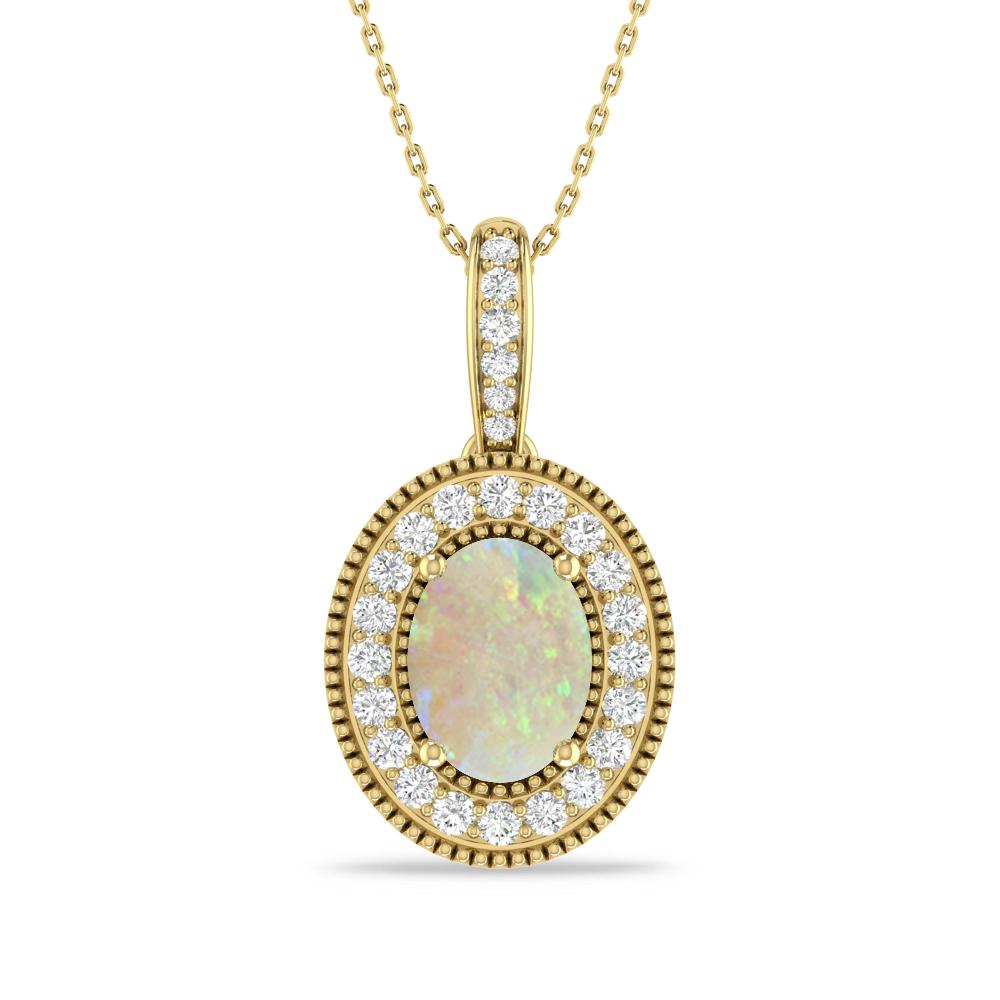 Yellow Gold - Opal