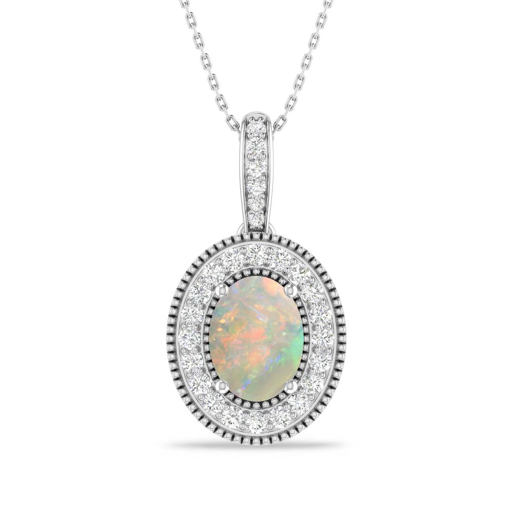 White Gold - Opal
