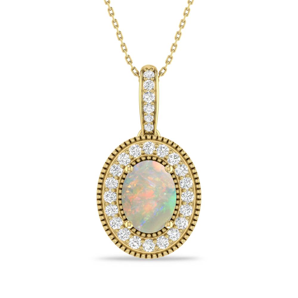 Yellow Gold - Opal