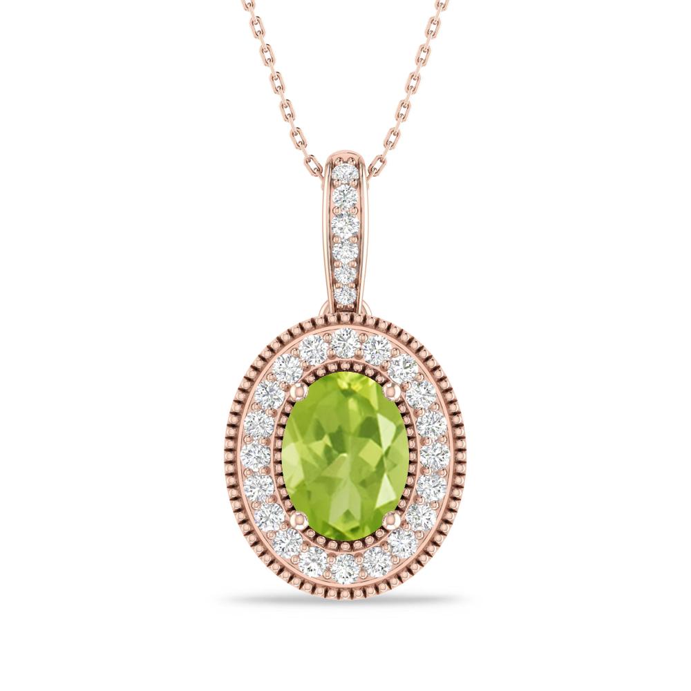 Rose Gold - Peridot