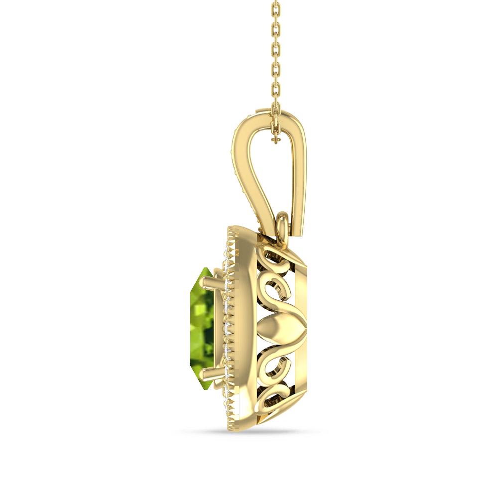 Yellow Gold - Peridot
