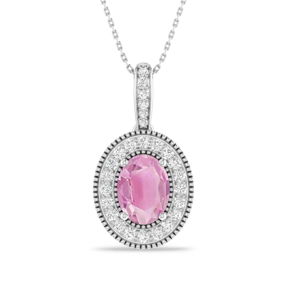 White Gold - Pink Tourmaline