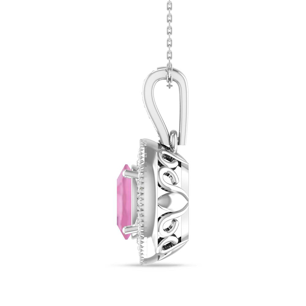 White Gold - Pink Tourmaline