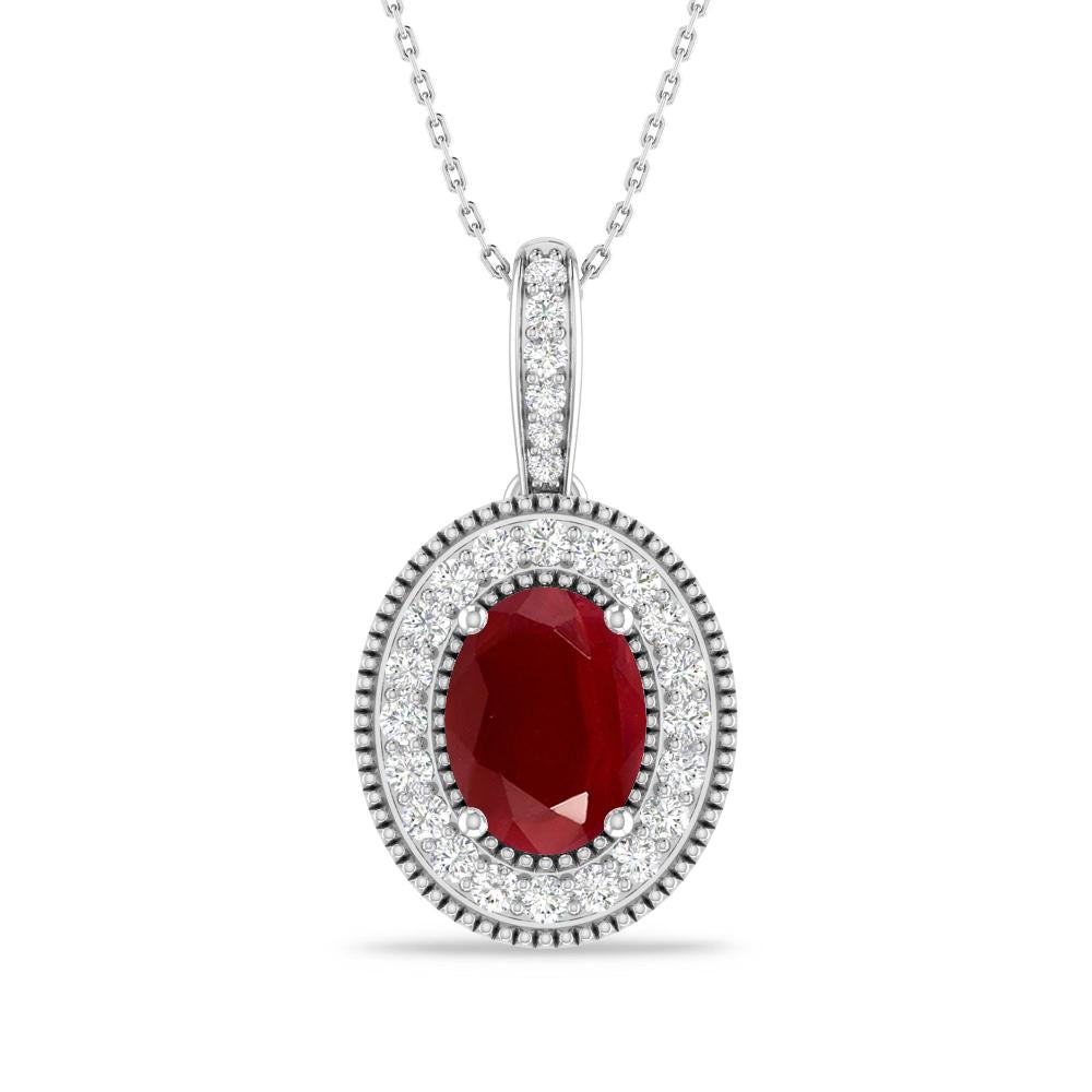 White Gold - Ruby