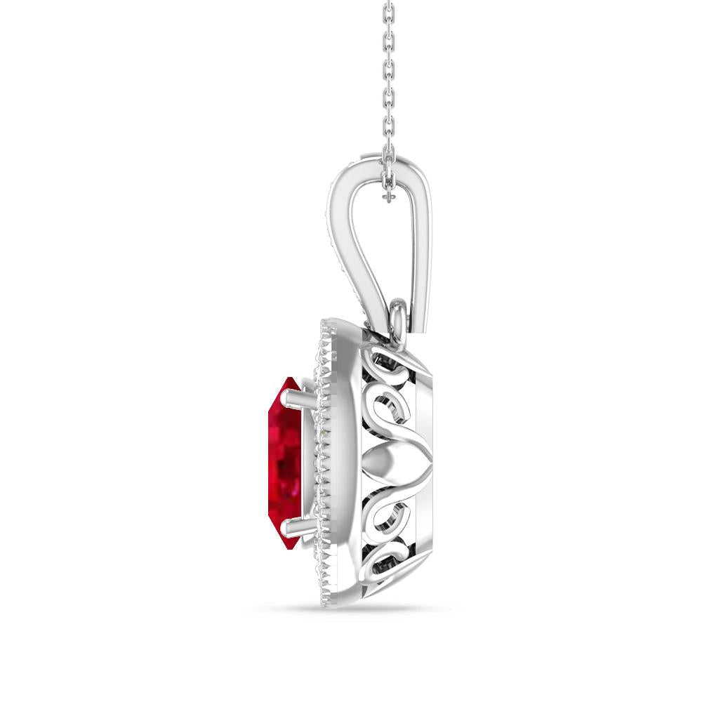 White Gold - Ruby