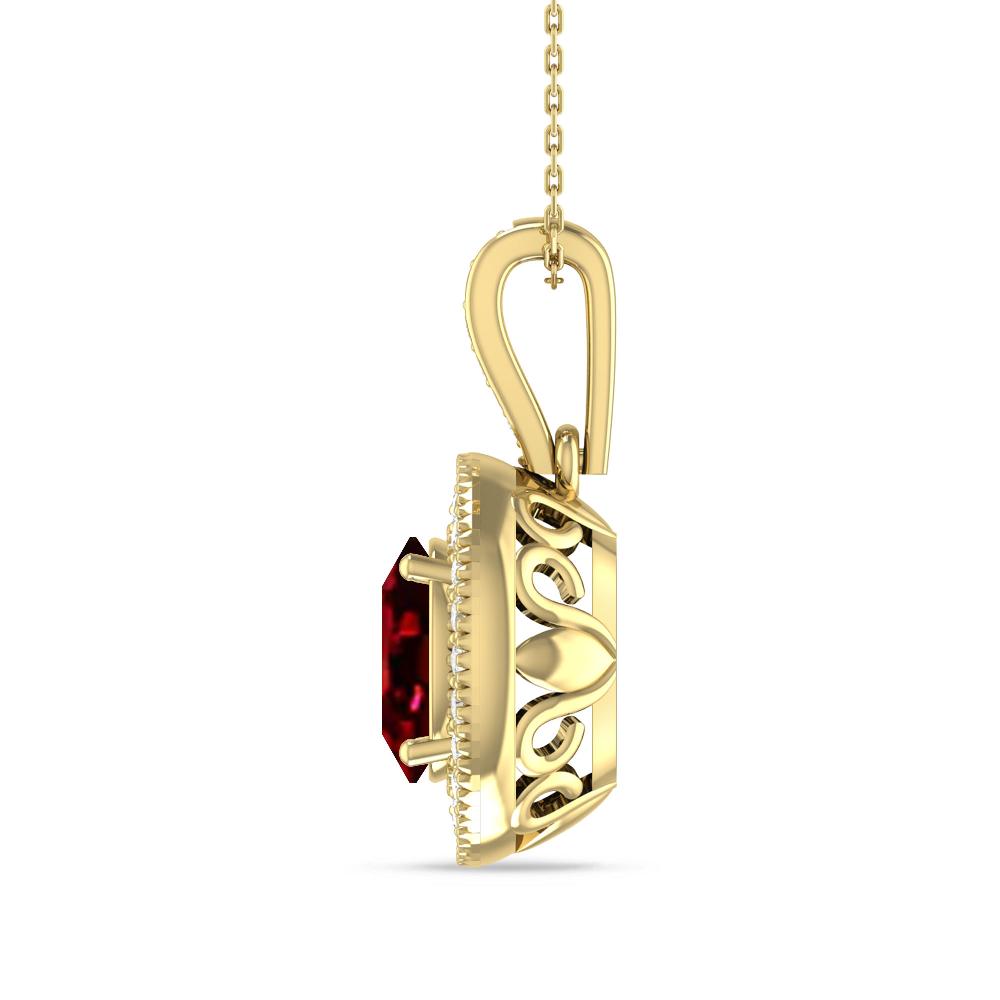 Yellow Gold - Ruby
