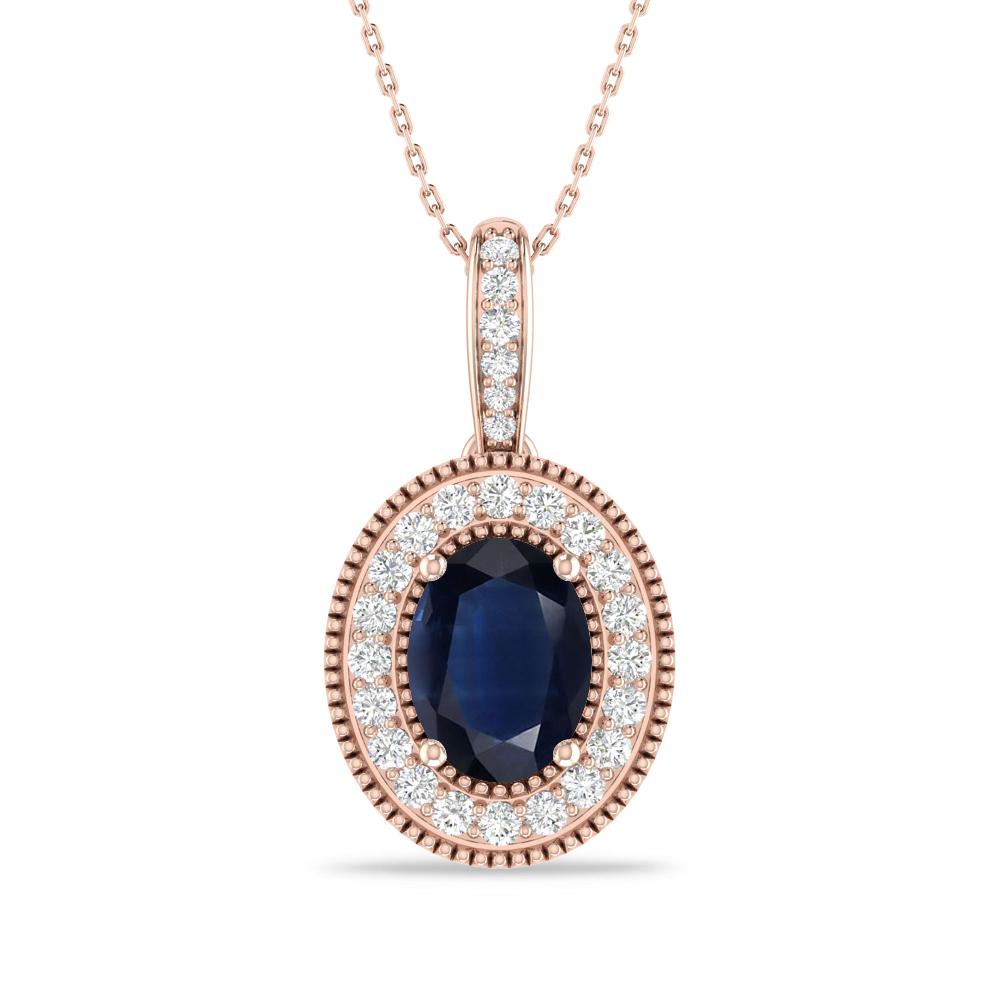 Rose Gold - Sapphire