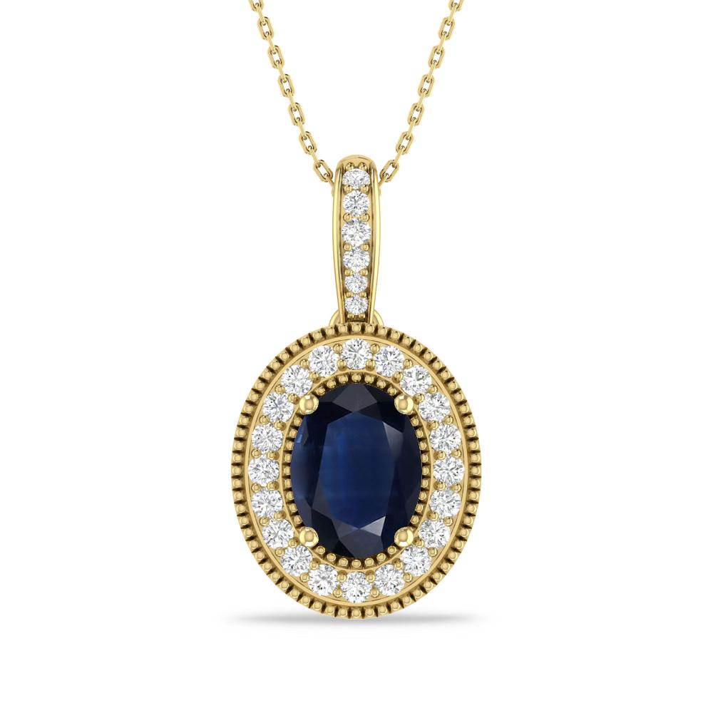 Yellow Gold - Sapphire