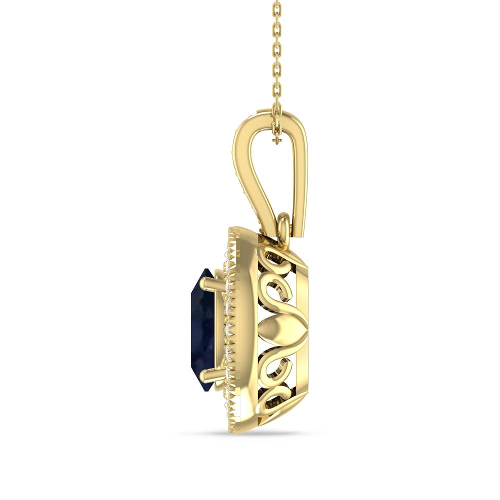 Yellow Gold - Sapphire