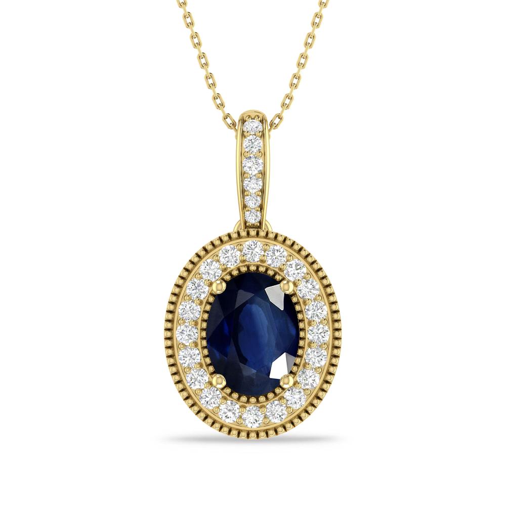 Yellow Gold - Sapphire