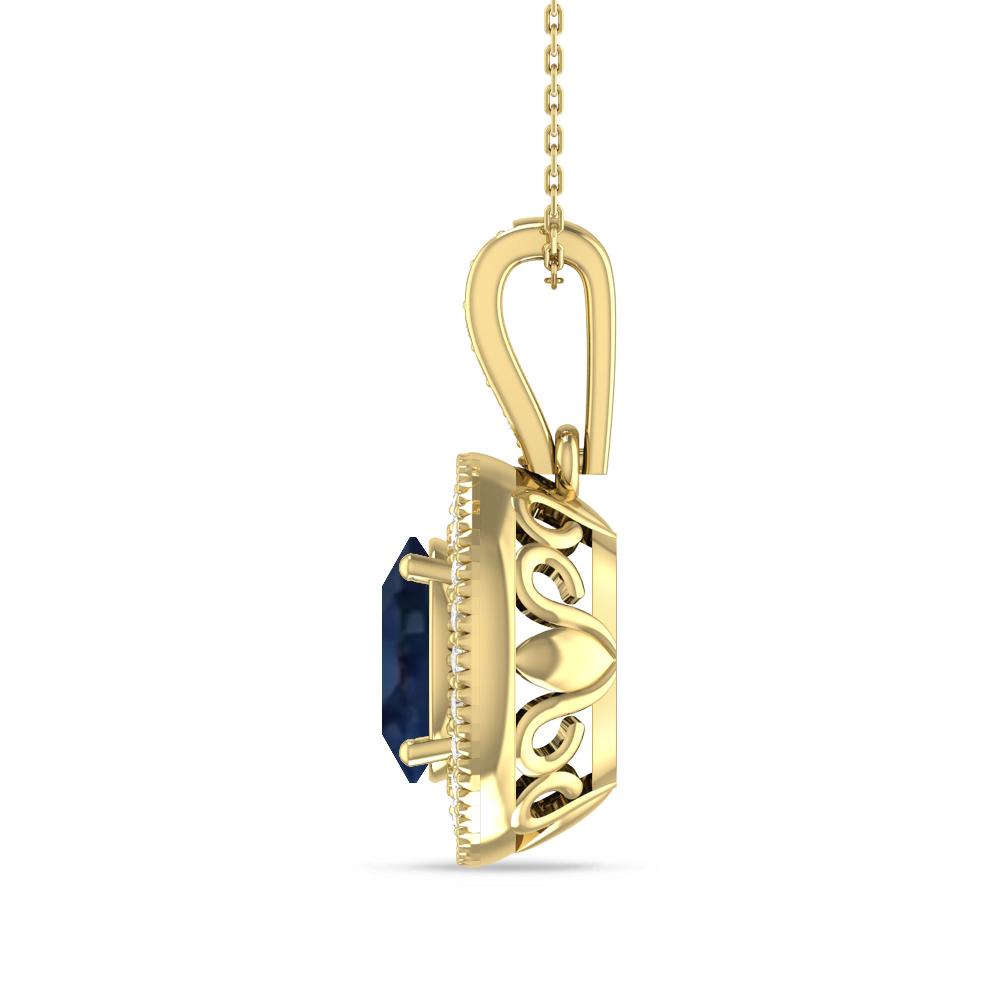 Yellow Gold - Sapphire