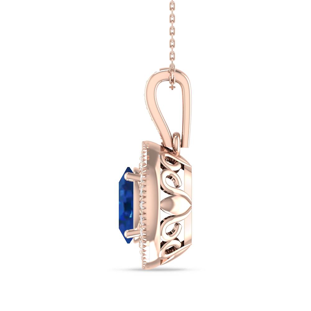Rose Gold - Sapphire