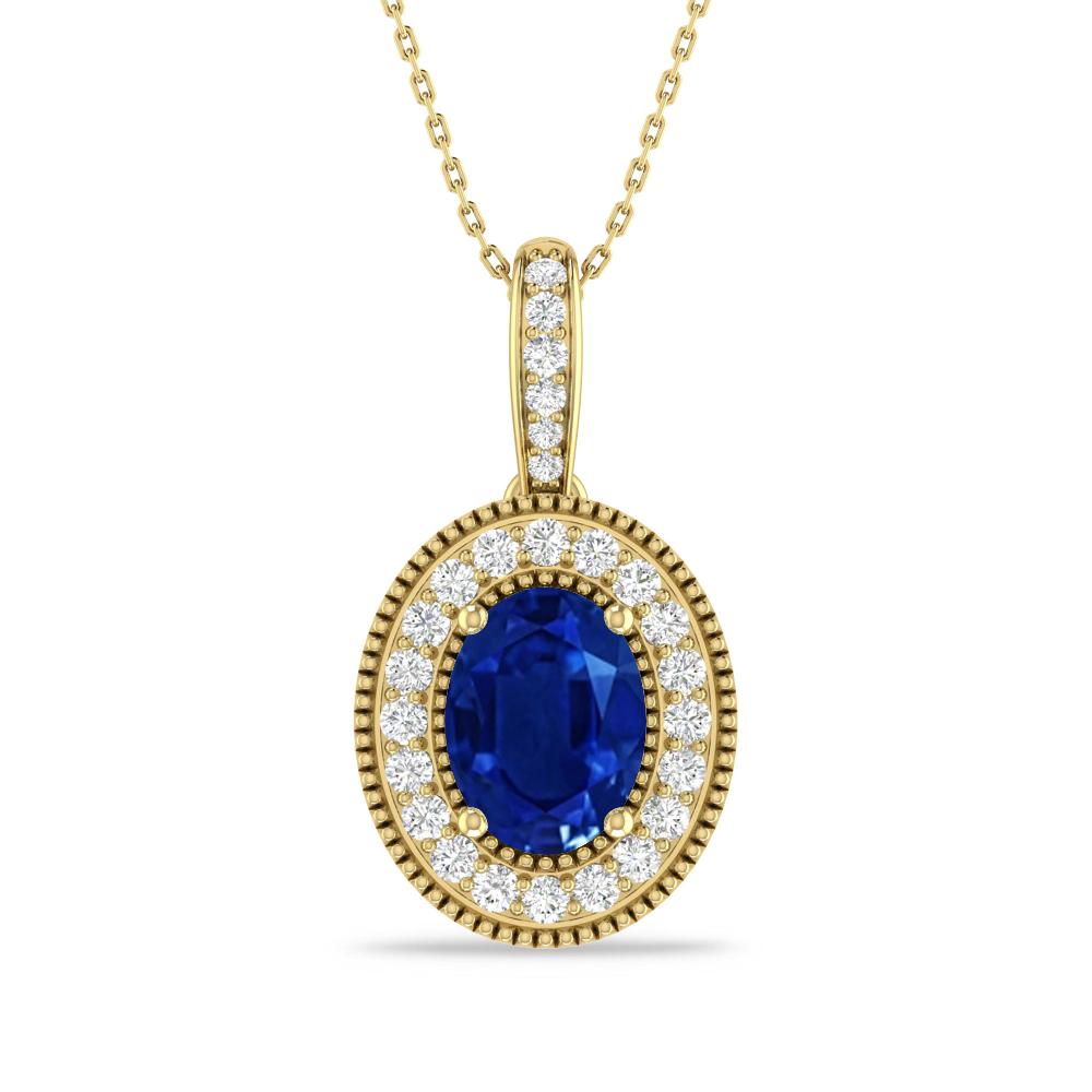 Yellow Gold - Sapphire