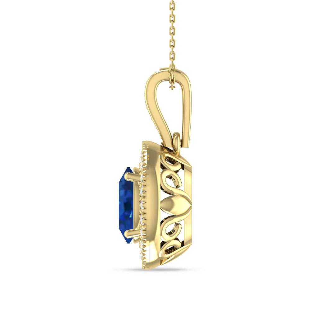 Yellow Gold - Sapphire
