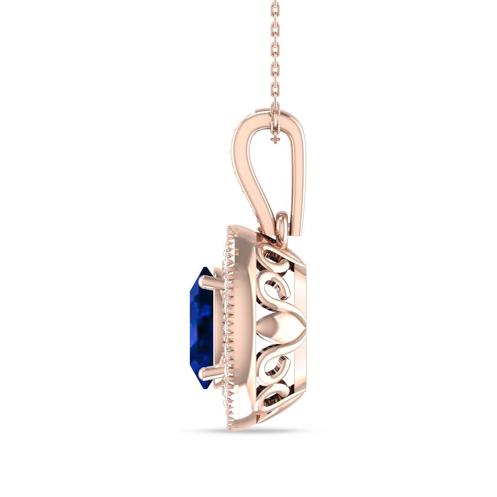 Rose Gold - Sapphire