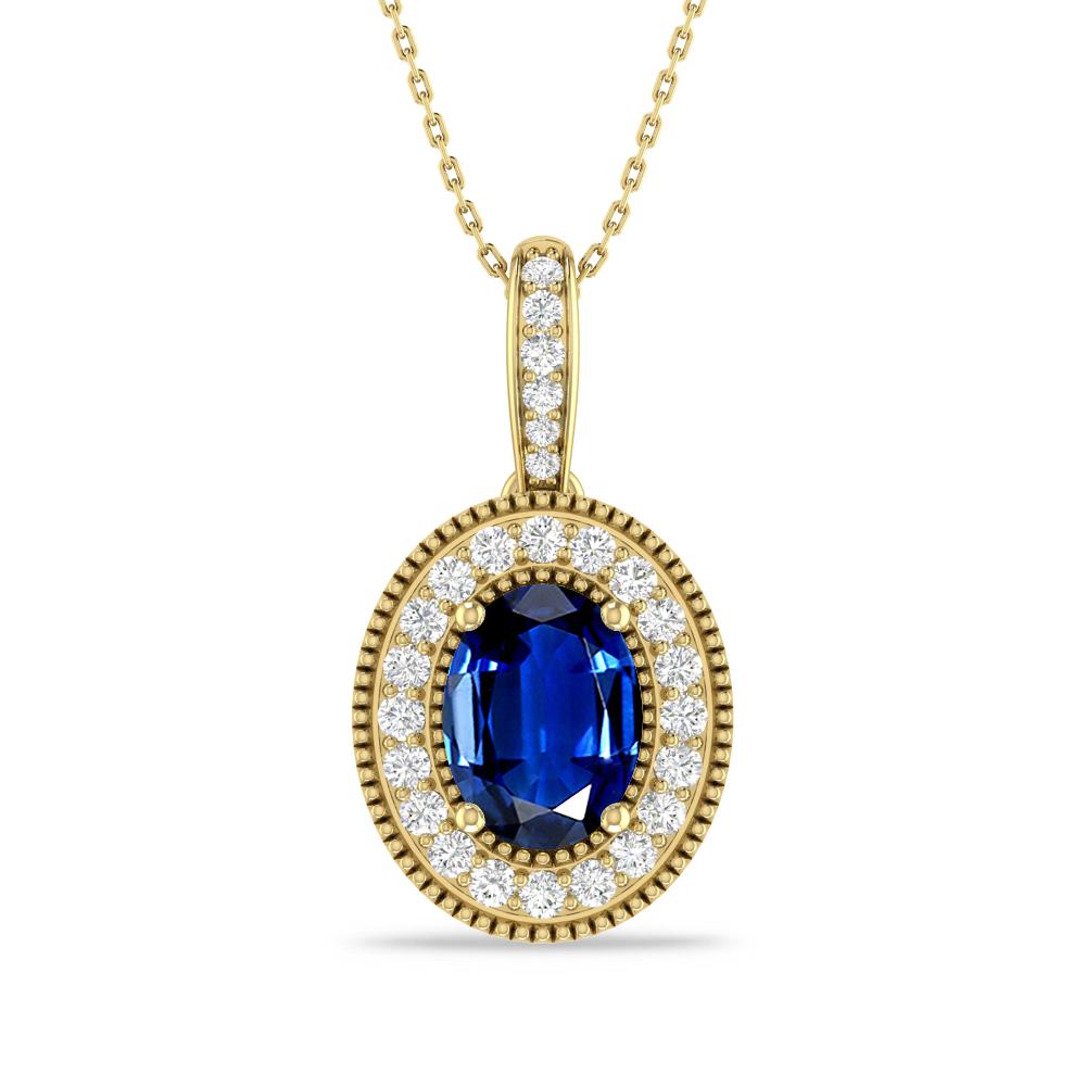 Yellow Gold - Sapphire